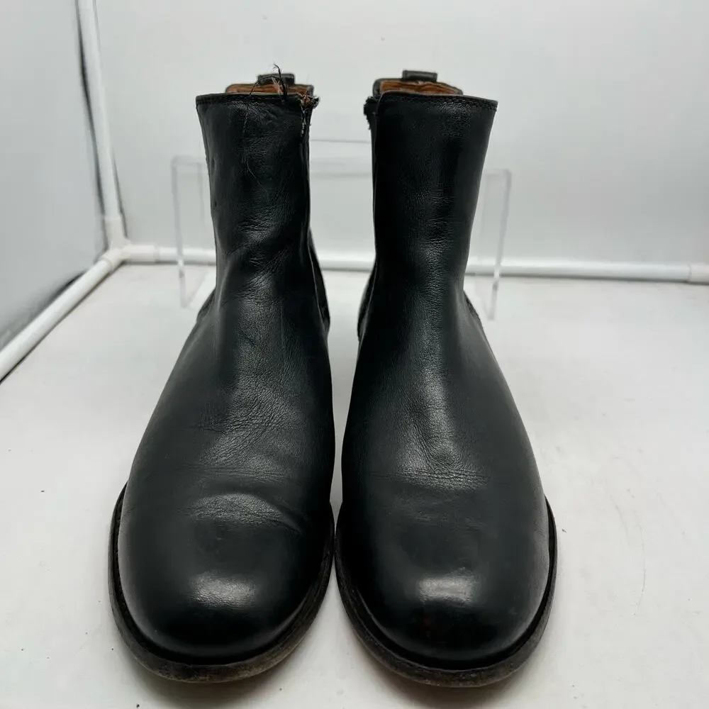 Frye Boots Womens 10 Black Chelsea Bootie Pull On